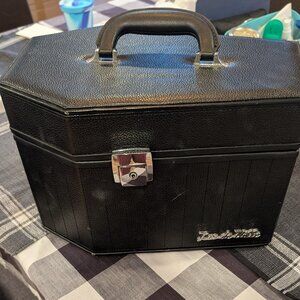 Lux de Ville | RARE! Matte Black Coffin Train Case | Retired